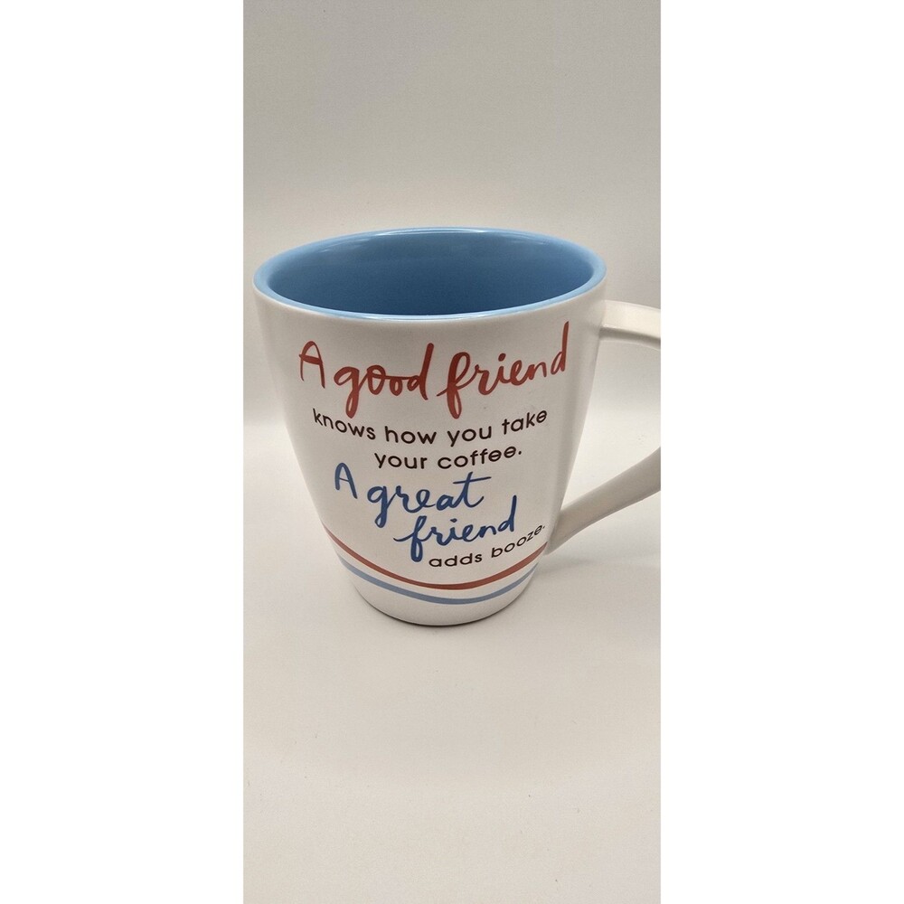 Hallmark Mug A Good Friend Knows How You Take Coffee A Great Friend Adds Booze
